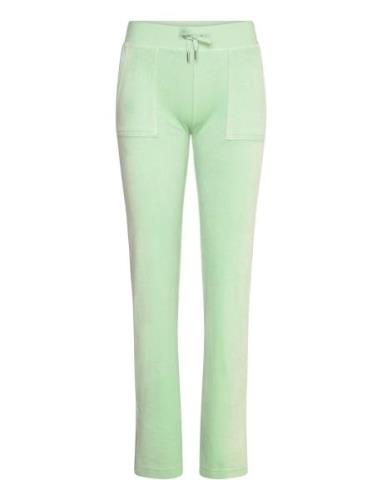 Del Ray Pocket Pant Cherry Blossom Bottoms Trousers Joggers Green Juic...