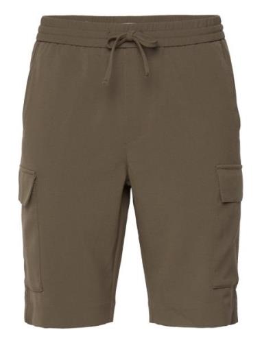 Relaxed Suit Cargo Shorts Bottoms Shorts Cargo Shorts Khaki Green Lind...