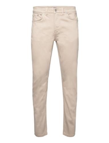 James Brushed 5 Pkt Designers Jeans Regular Cream Morris