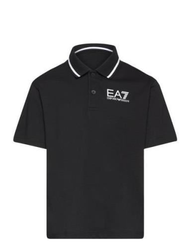 Polo Shirt Tops T-shirts Polo Shirts Short-sleeved Polo Shirts Black E...