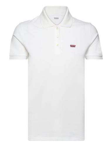 Levis Hm Polo White Tops T-shirts & Tops Polos White LEVI´S Women