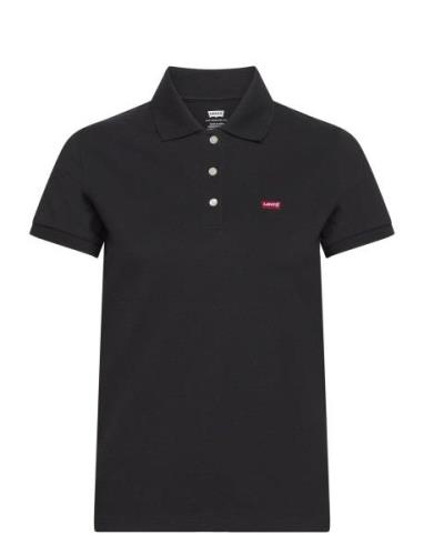 Levis Hm Polo Caviar Tops T-shirts & Tops Polos Black LEVI´S Women