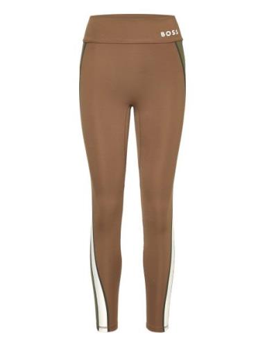 Ekiden_Alica Bottoms Running-training Tights Brown BOSS