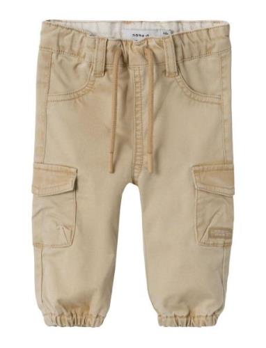 Nbmben Cargo R Twi Pant 1771-Hi Noos Bottoms Beige Name It