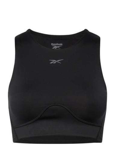 Lux Contour Crop Sport Crop Tops Sleeveless Crop Tops Black Reebok Per...