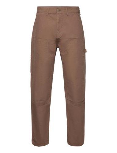 Pannelled Carpenter Bottoms Trousers Cargo Pants Brown Lee Jeans