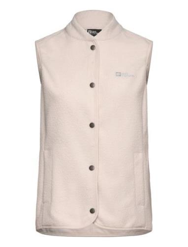 Light Curl Vest W Sport Padded Vests Beige Jack Wolfskin