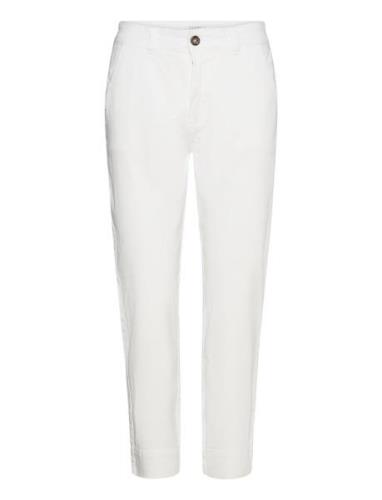 Thareza - Trousers Bottoms Trousers Chinos White Claire Woman