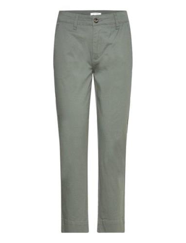 Thareza - Trousers Bottoms Trousers Chinos Khaki Green Claire Woman