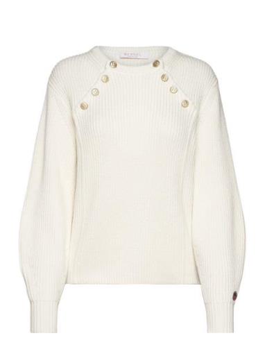 Tamra Sweater Designers Knitwear Jumpers Cream BUSNEL