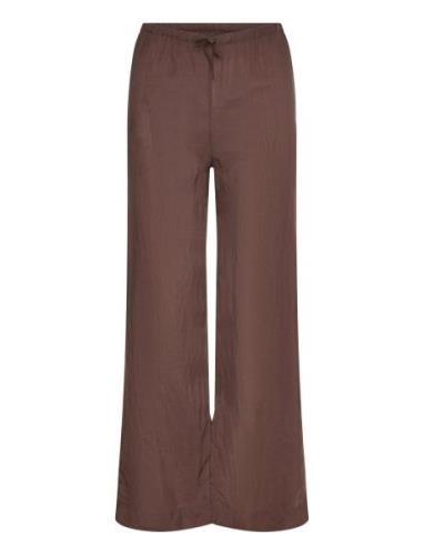 Sea Brown Pants Bottoms Trousers Linen Trousers Brown ALOHAS