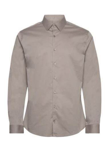 Filbrodie Designers Shirts Business Beige Tiger Of Sweden