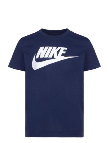 Nike Sustainable Futura Tee Tops Shirts Short-sleeved Shirts Navy Nike