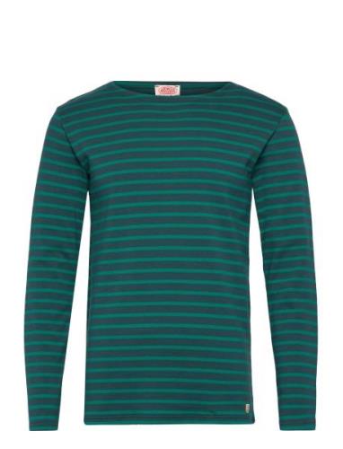 Breton Striped Shirt Héritage Designers T-Langærmet Skjorte Green Armo...