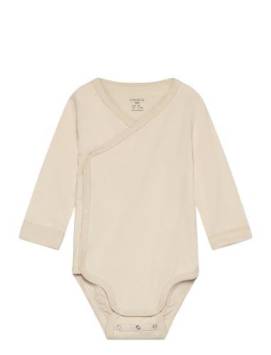 Body Wrap Basic Bodies Long-sleeved Beige Lindex