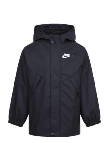 Nike Rain Jacket Outerwear Rainwear Jackets Black Nike