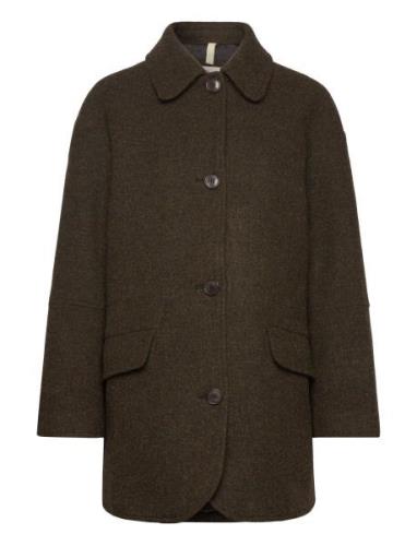 Edie Outerwear Coats Winter Coats Brown Brixtol Textiles