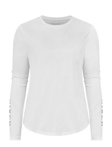 Team Logo Long Sleeve Sport T-shirts & Tops Long-sleeved White Röhnisc...