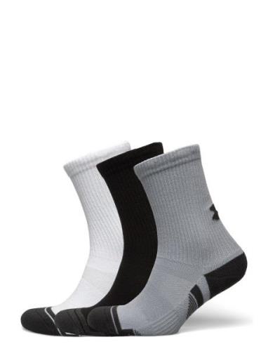 Ua Performance Tech 3Pk Crew Sport Socks Regular Socks Grey Under Armo...