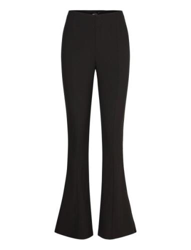 Slim Bootcut Trousers Bottoms Trousers Flared Black Gina Tricot