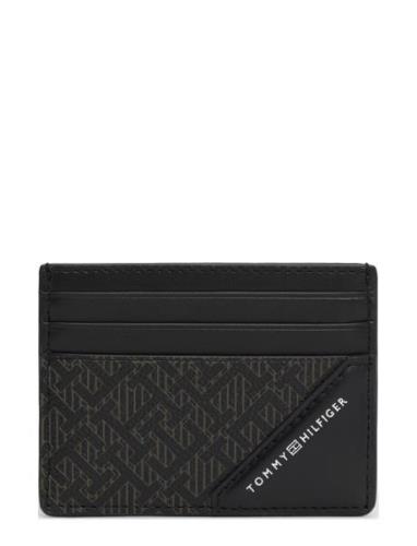 Th Monogram Cc Holder Accessories Wallets Cardholder Black Tommy Hilfi...