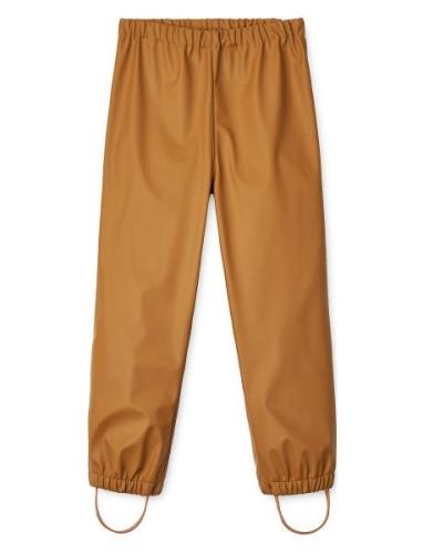 Moby Rain Pants Outerwear Rainwear Bottoms Brown Liewood