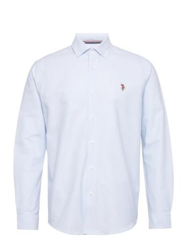 Uspa Shirt Armin Men Tops Shirts Casual Blue U.S. Polo Assn.