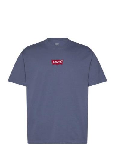 Lse_Vintage Fit Gr Tee Lse_Bat Tops T-Kortærmet Skjorte Blue LEVI´S Me...