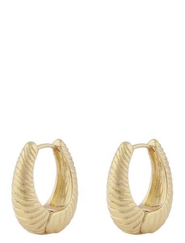 Dakota Oval Ring Ear Plain G Accessories Jewellery Earrings Hoops Gold...