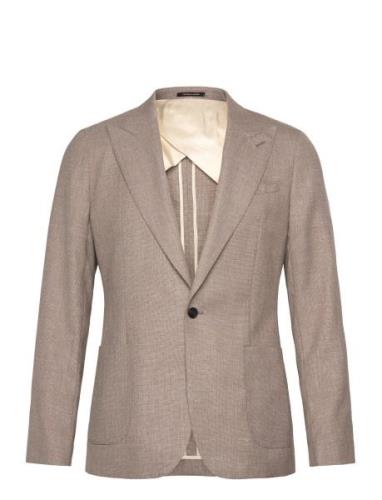 Clutch Suits & Blazers Blazers Single Breasted Blazers Brown Reiss