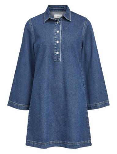 Objharlow L/S Shirt Dress E Div Dresses Shirt Dresses Blue Object