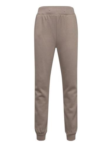 Trousers Basic Bottoms Sweatpants Brown Lindex