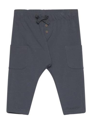 Trousers Joggers Cargo Bottoms Sweatpants Blue Lindex