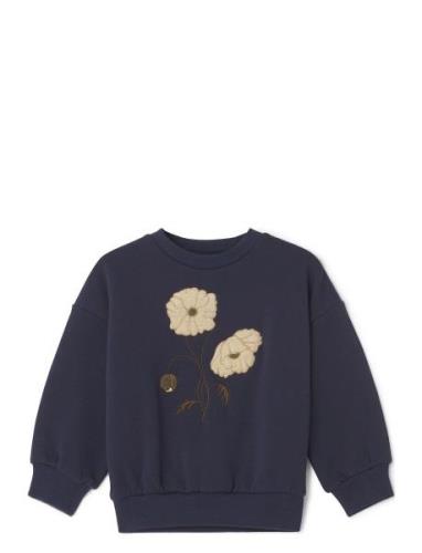 Flos Navy Sweatshirt Tops Sweatshirts & Hoodies Sweatshirts Navy Garbo...