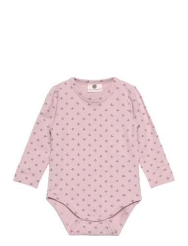 Body Ls Bodies Long-sleeved Pink En Fant