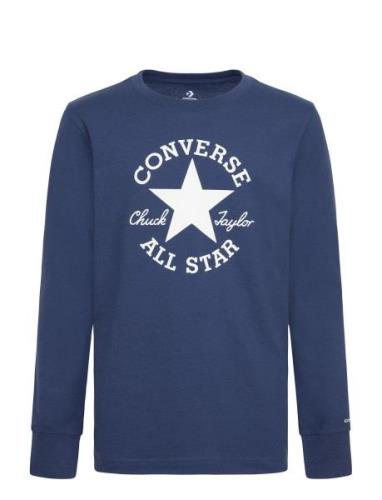 Converse Essentials Long Sleeve Tee Tops T-shirts Long-sleeved T-Skjor...