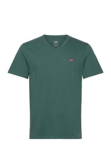 Original Hm Vneck Bistro Green Tops T-Kortærmet Skjorte Green LEVI´S M...