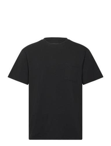 Clean Formal Stretch T-Shirt Tops T-Kortærmet Skjorte Black Clean Cut ...