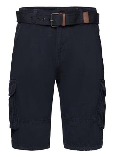 Inmonroe Bottoms Shorts Cargo Shorts Navy INDICODE