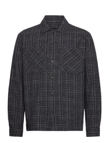 Declan Overshirt Tops Overshirts Black Clean Cut Copenhagen