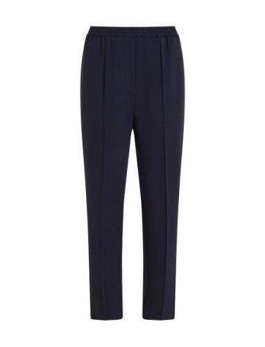 Punto Pull On Tapered Pant Bottoms Trousers Straight Leg Navy Tommy Hi...