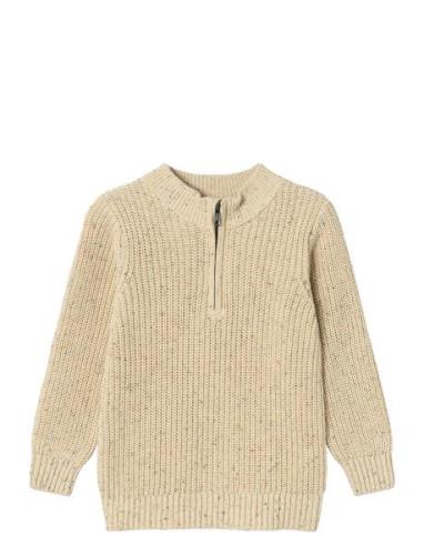 Nmmnesalle Ls Knit Tops Knitwear Pullovers Cream Name It