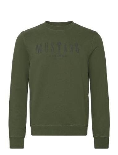 Style Clio Tops Sweatshirts & Hoodies Sweatshirts Green MUSTANG