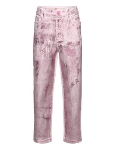 Trousers Bottoms Jeans Regular Jeans Pink Billieblush