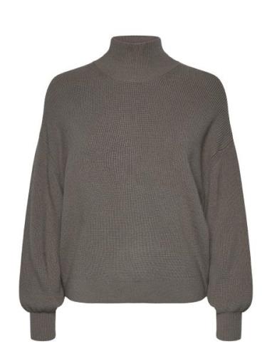 Mschmagnea Rachelle Pullover Tops Knitwear Turtleneck Grey MSCH Copenh...