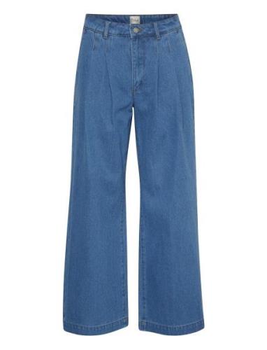 Zitomw 163 High Wide Pant Bottoms Jeans Wide Blue My Essential Wardrob...