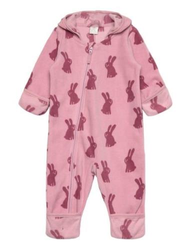 Overall Fleece Outerwear Fleece Outerwear Fleece Suits Pink Lindex