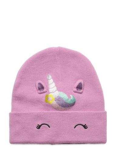 Beanie Unicorn Accessories Headwear Hats Beanie Pink Lindex