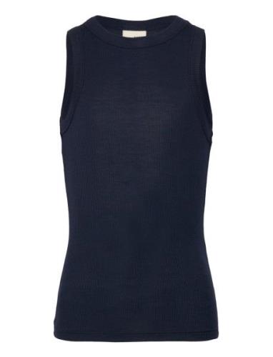 Top Tops T-shirts Sleeveless Navy Sofie Schnoor Young