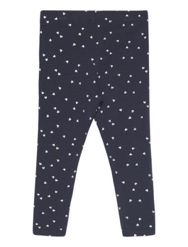 Nmfvivian Glitter Legging Bottoms Leggings Navy Name It